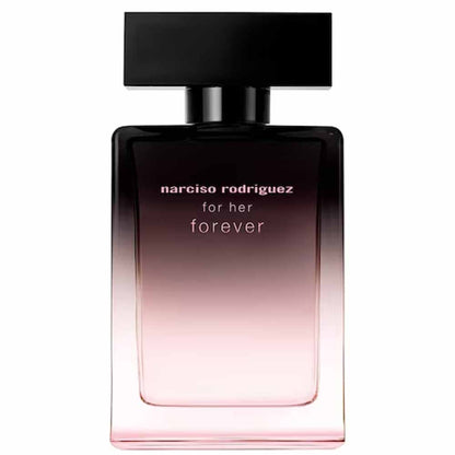 a bottle of perfume with the words for her written on it