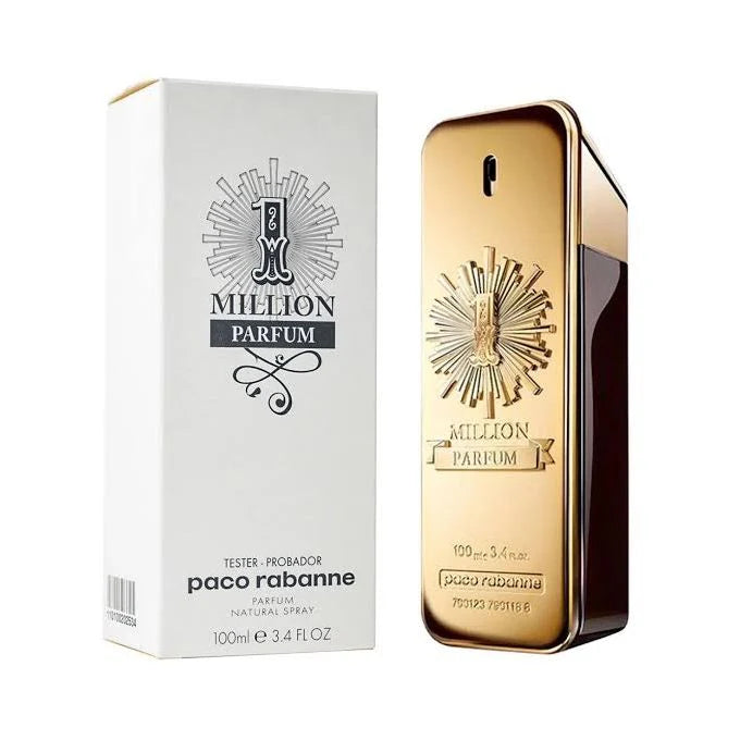 a bottle of paco rabanne million parfum next to a box