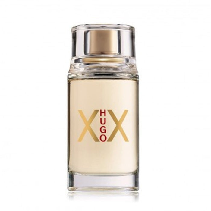 a bottle of perfume on a white background